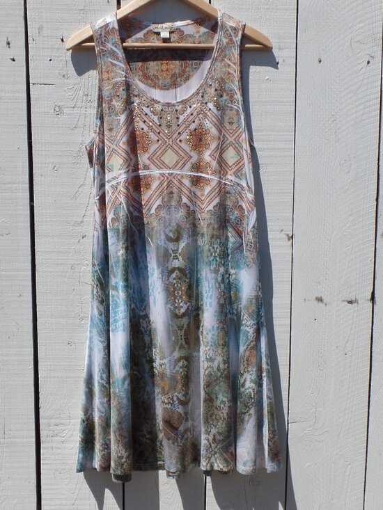 croft & barrow Dresses & Skirts - World Unity Sleeveless Dress Sequins MEDIUM